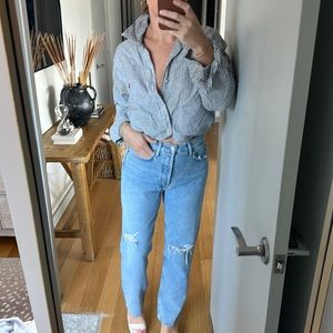 Agolde jeans BNWT Size 27 90’s mid rise loose fit